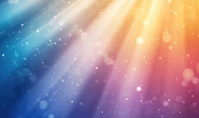 A colorful background with a lot of light and snow