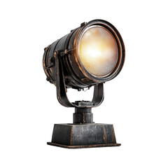 Vintage Spotlight on Transparent Background