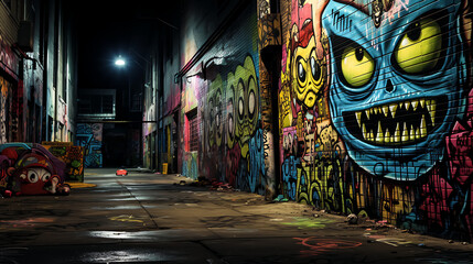 graffiti on the wall