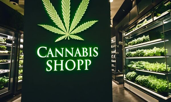 CBD and cannabis store.