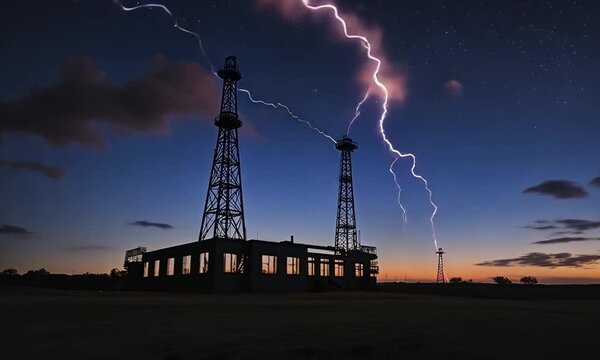 Tesla electric tower.