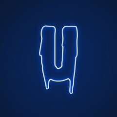 Logo and wallpaper design with English letters