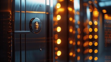 A collection of lights attached to a wall