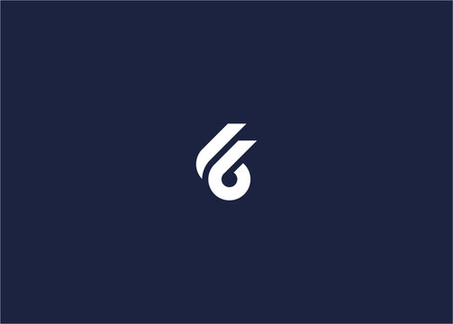 letter f and number 6 logo icon design vector design template inspiration