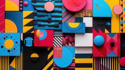Transform ordinary objects into works of art with geometric patterns that add a unique visual element