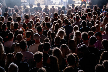 audience at a live concert