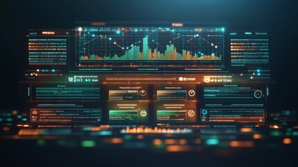 Triple Bottom Line Reporting Dashboard Illustration with Venn Diagrams