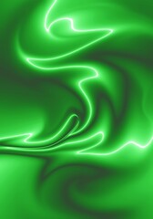 abstract green background with  3D 