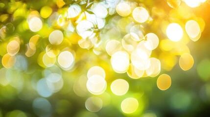 Obraz premium Bright and Dreamy Nature Bokeh Background