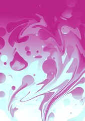 abstract background with flowers