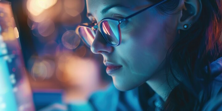 Team of creative fashion designers collaborating on a laptop in an office for brainstorming and strategizing innovative ideas for their online business and startup
