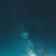 Obraz premium A stunning view of a starry night sky with the Milky Way.