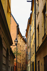 Low angle view of buildings against sky