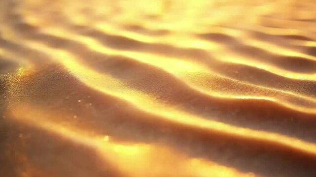 waves in the sand