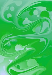 abstract green background with bubbles