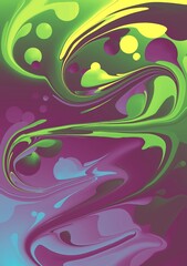 abstract background with splashes