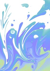 blue background with splashes