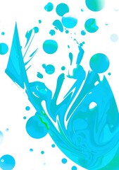illustration of a splash of water