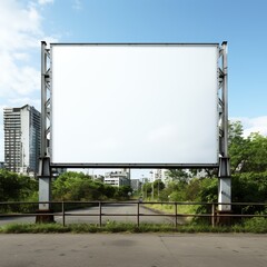 billboard blank for outdoor advertising poster