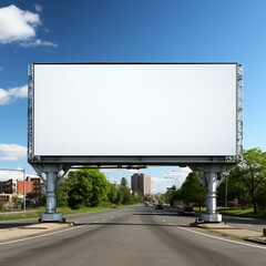Fototapeta premium billboard blank for outdoor advertising poster