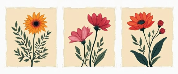 Botanical Posters Set