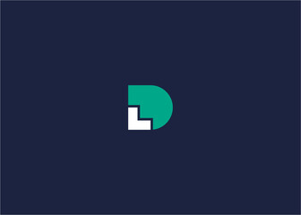 Letter dl logo icon design vector design template inspiration