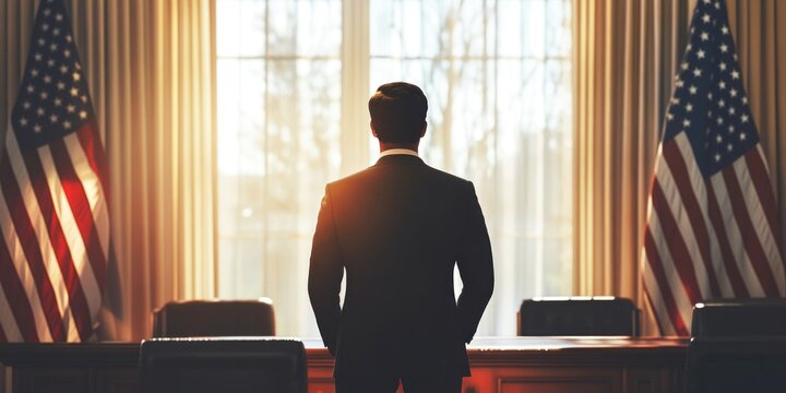 Presidential Campaigner in Oval Office