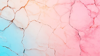 Textured background with a gradient of pastel colors, featuring unique cracks and patterns, ideal for creative and artistic designs.