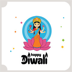 Happy Diwali celebration background. front view of banner design decorated with illuminated oil lamps on patterned red background. vector illustration