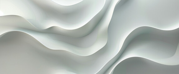 Obraz premium Abstract light gray background with curved lines and glow effect, minimalistic design for presentation or poster