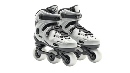 Roller skates on transparent background, png