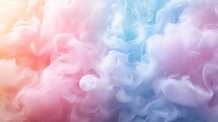 Fototapeta premium A vibrant and playful soap foam pattern in soft pastel colors.