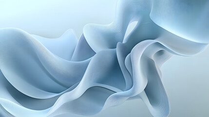 Obraz premium Modern light blue abstract business background, minimal geometric shape design, 3d illustration