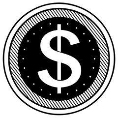 dollar sign icon