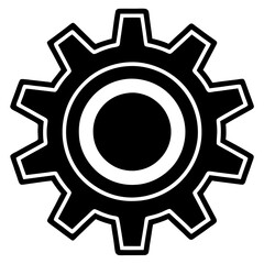 gear icon vector illustration