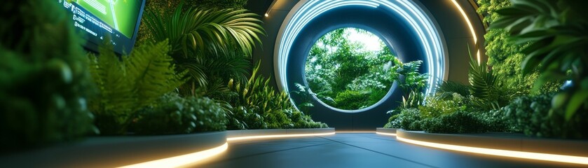 Sustainable Design in a Lush Green Environment