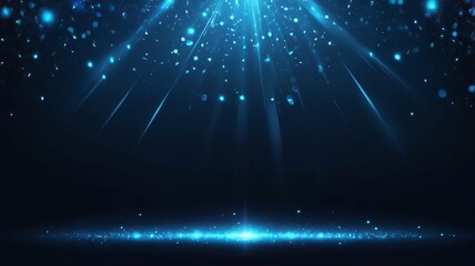 Naklejka premium blue Technology background