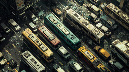 A visual representation of how public transportation affects poverty levels.