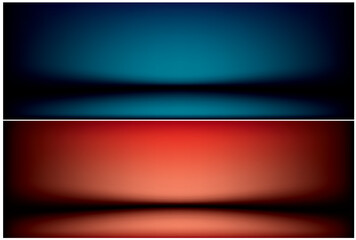 Obraz premium blue and red room