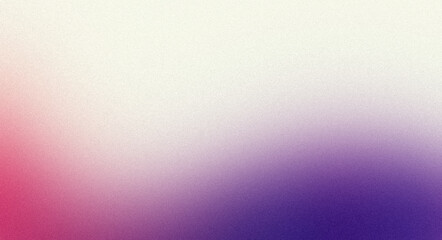 Retro smooth white purple blue red color pastel grainy wave gradient backdrop design, rough, grungy, glowing, shine, bright, noise texture gradient, website header, empty space