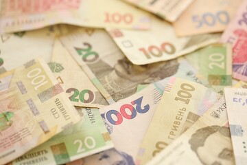 Ukrainian money is one thousand, five hundred and two hundred hryvnias.