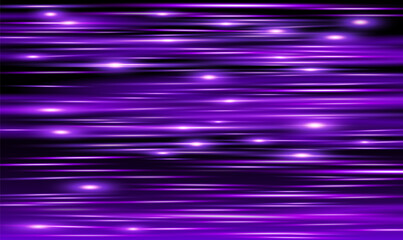 Purple glowing lines of movement and light.