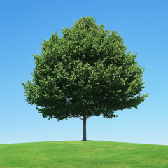 tree on a hill