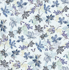 Colorful light floral pattern. Flowers vector wallpaper. Design for textile, fabric, cover, background, wrapping paper, wallpaper
