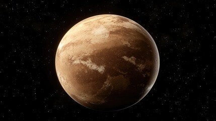 Fototapeta premium High resolution 3D cartoon rendering of a planet in the solar system