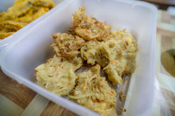 Gorengan or Fried food is one type of popular snack in Indonesia