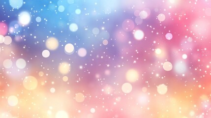 Vector illustration of pastel color abstract background with bokeh.