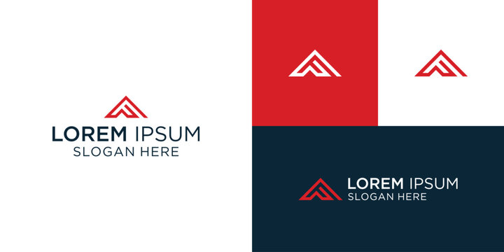 Letter F logo icon modern design template elements