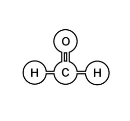 formaldehyde molecular icon