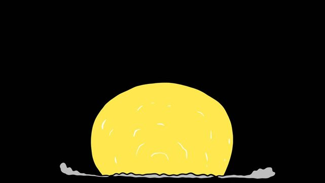 Pack of 10 2d cartoon explosions. Two ways to choose from:transparent background with alpha channel or Chrome key